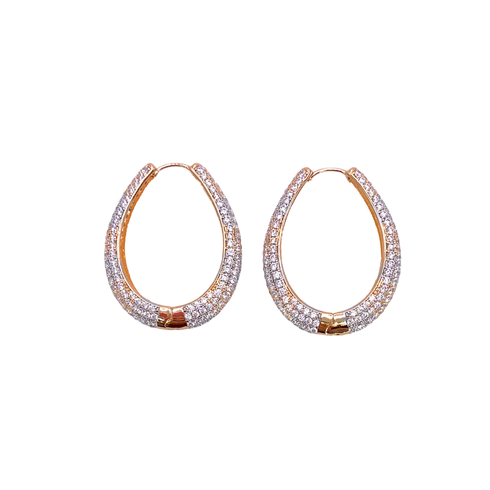 Buy 1.75” Oval Hoop Earrings Y168 | Women's Fashion Earrings